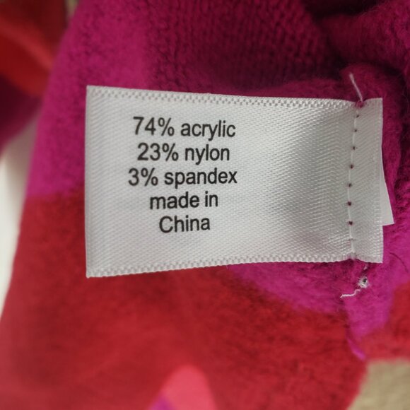 Lane Bryant Striped Tunic Pullover Sweater 14 / 16 Relaxed Fit Multicolor Pink - Picture 7 of 7